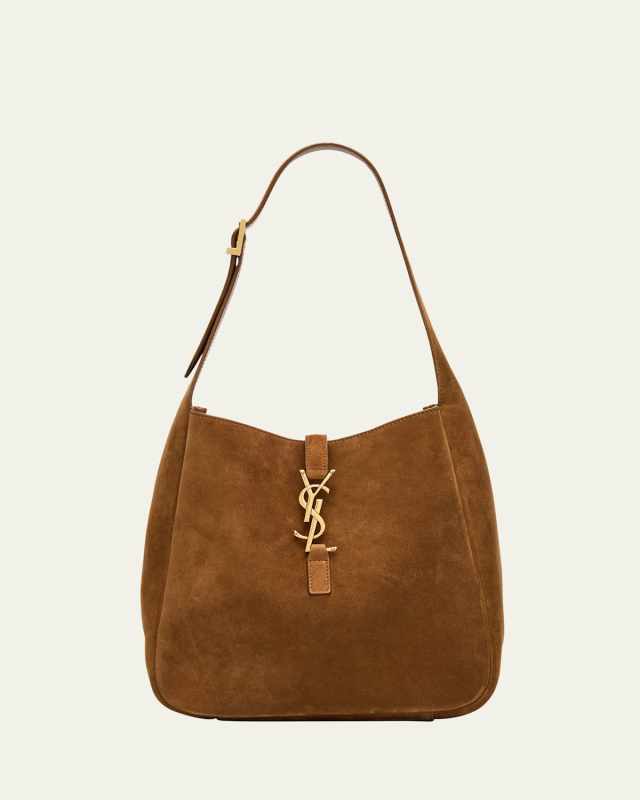 Le 5 A 7 Small Suede Hobo Shoulder Bag
